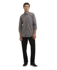 Barbour International Mens Peregrine Check Shirt Woodrose