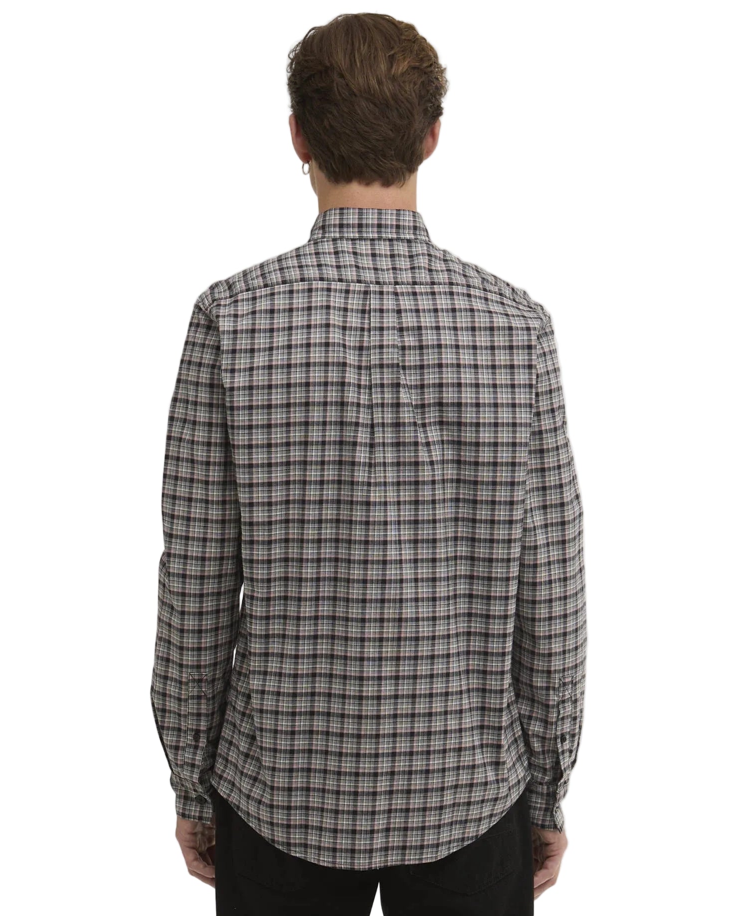 Barbour International Mens Peregrine Check Shirt Woodrose