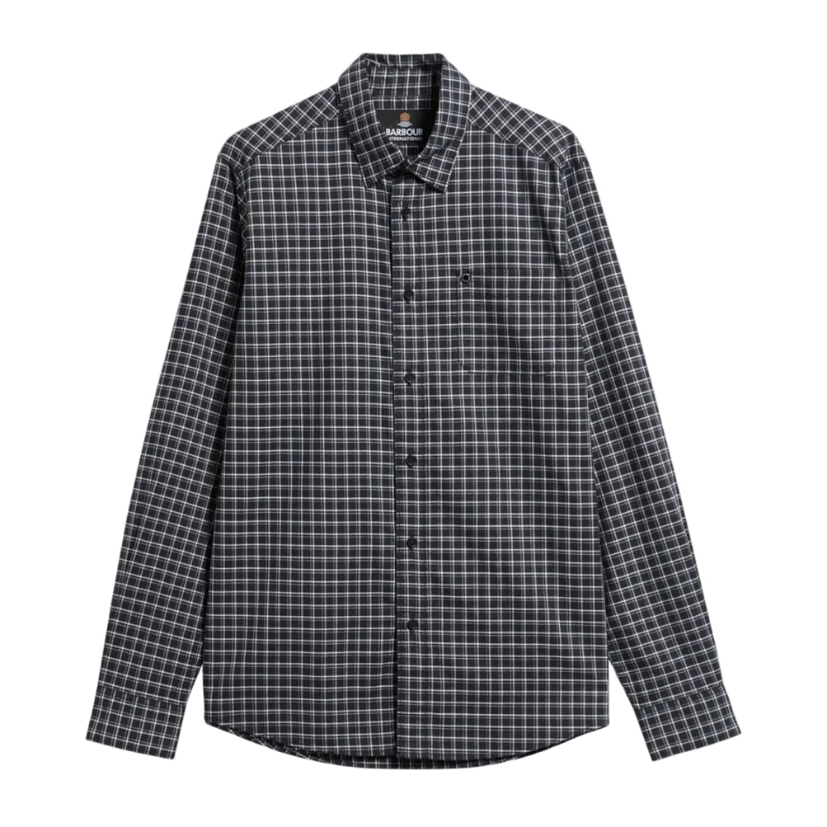 Barbour International Mens Shirt Malkin Black