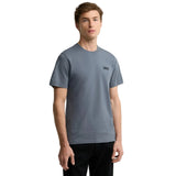 Barbour International Mens T-Shirt Small Logo Washed Charcoal
