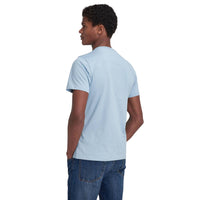 Barbour Mens T-Shirt Essential Sports Cool Blue