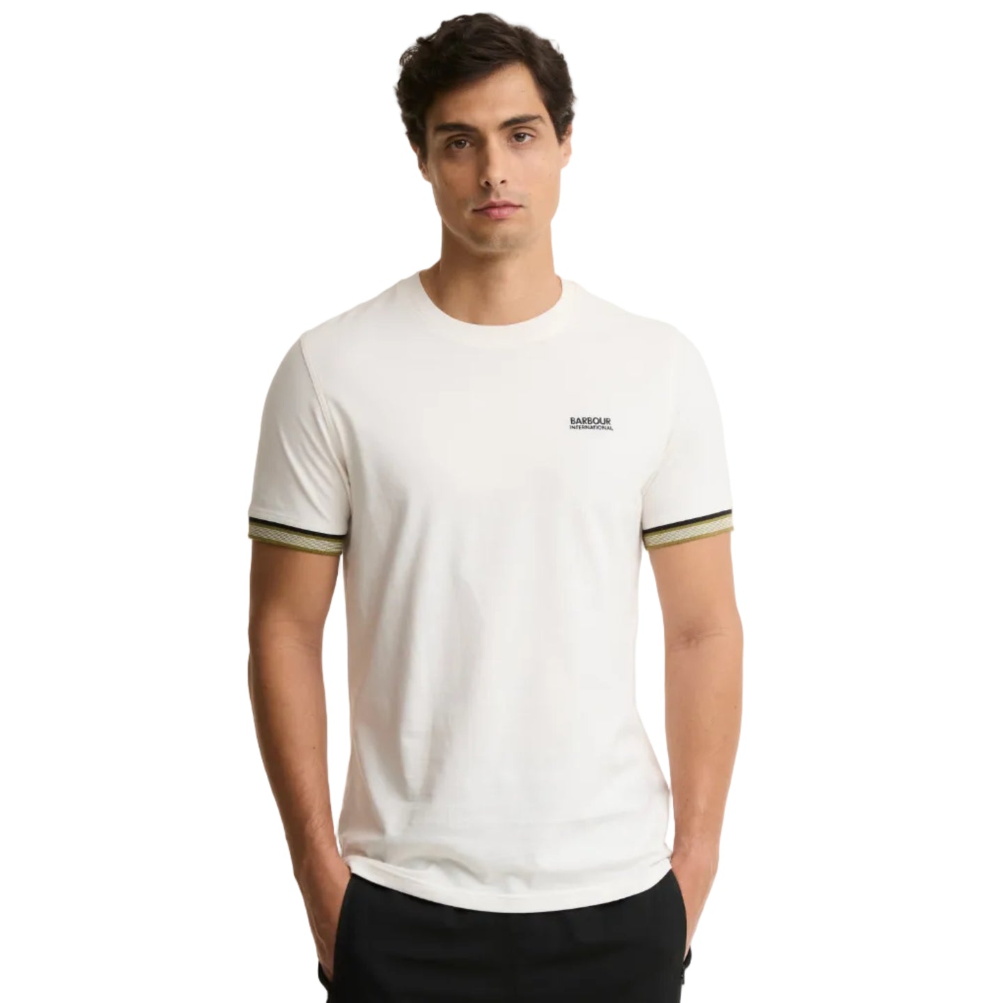 Barbour men's white t-shirt