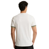Barbour International Mens T-Shirt Newport Tipped Whisper White