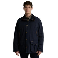 Barbour Mens Jacket Bromfield Waterproof Navy