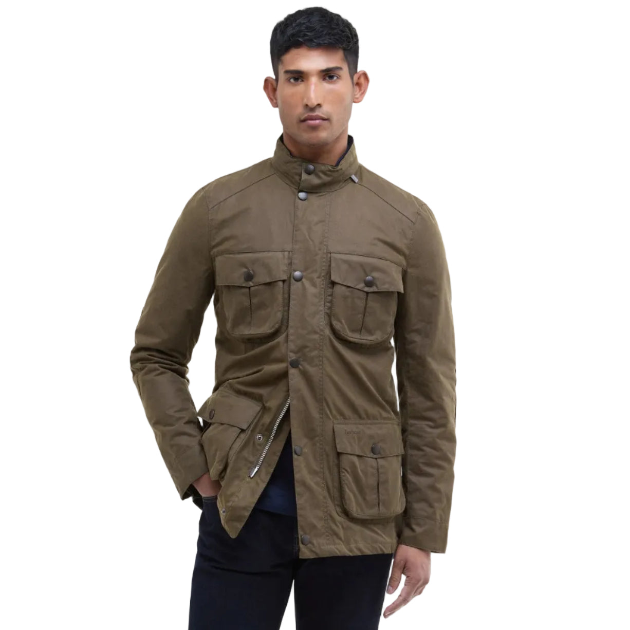 Barbour men's sandstone waxed jacket