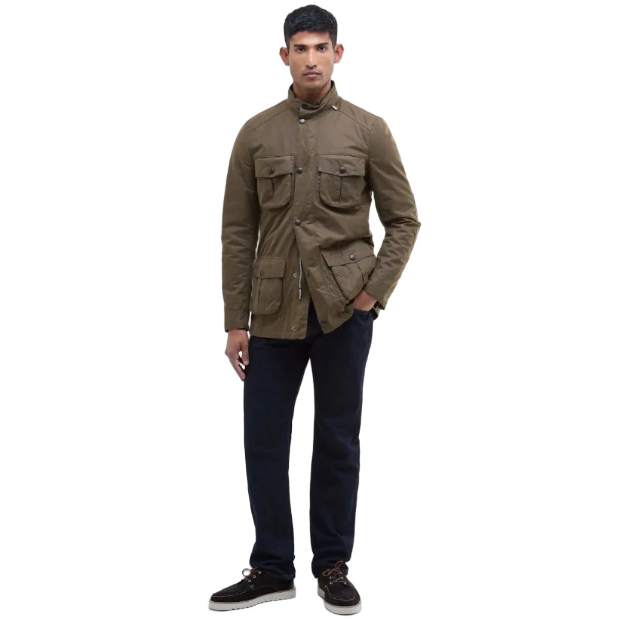 Barbour men's sandstone waxed jacket