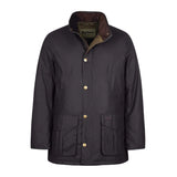 Barbour Hereford men's rustic waxed cotton jacket with corduroy collar