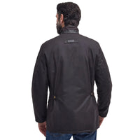 Barbour Hereford men's rustic waxed cotton jacket with corduroy collar