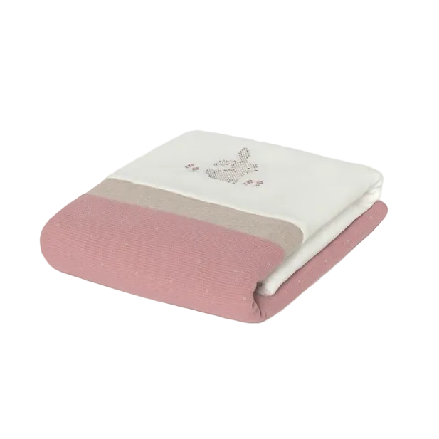 Mayoral cipria pink baby blanket