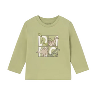 Mayoral Boys Baby T-Shirt Dinosaur Oregano