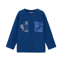 Mayoral Boys T-Shirt with Pocket Atlantic