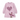 Mayoral girls' mauve pink screen-printed sweatshirt dress