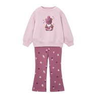 Mayoral Girls Set Legging and Sweatshirt Violet