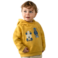 Mayoral Boys Hoodie 2417 Custard