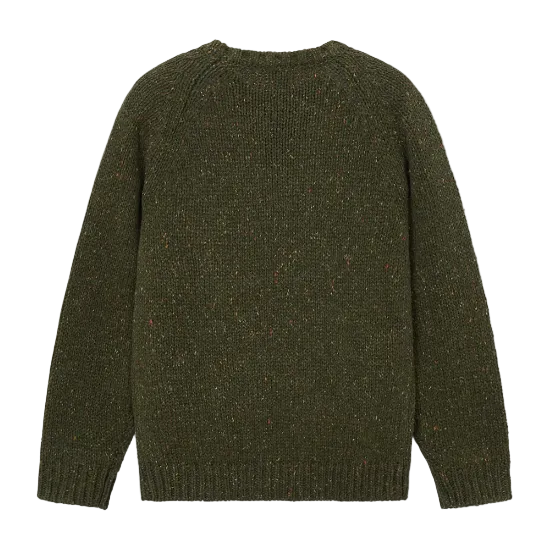 Mayoral boys' pine green speckled knitted jumper