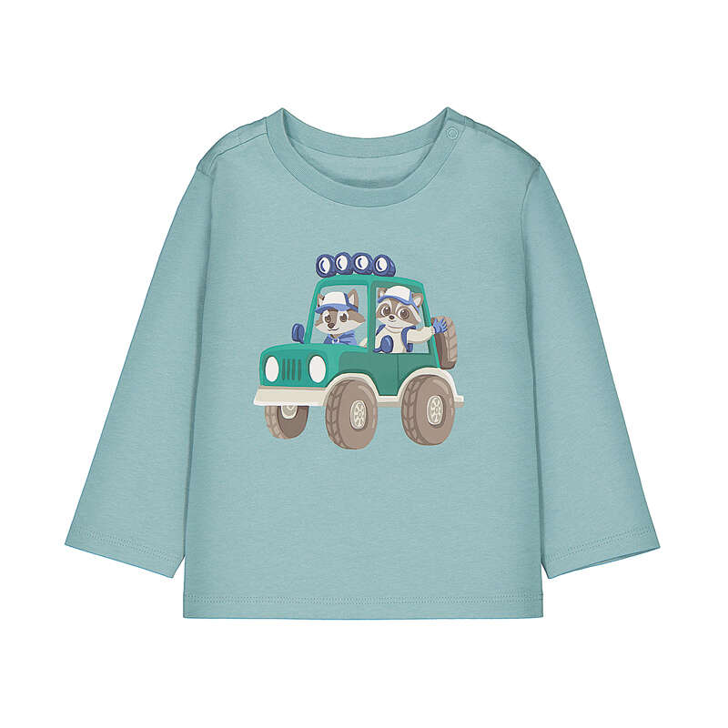 Mayoral boys' aquarium blue long sleeve top