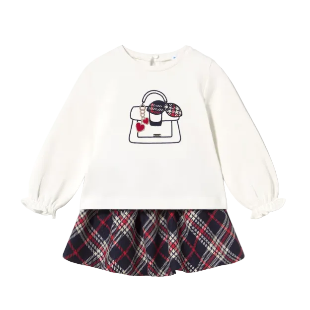 Mayoral Girls 2 Piece Set 2593 Navy