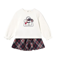 Mayoral Girls 2 Piece Set 2593 Navy