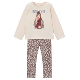Mayoral Girls 2 Piece Set 4734 Chestnut