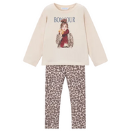 Mayoral Girls 2 Piece Set 4734 Chestnut