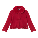 Mayoral Girls Cardigan 2386 Red