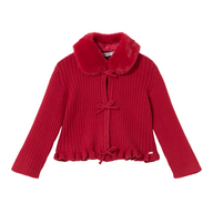 Mayoral Girls Cardigan 2386 Red