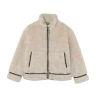 Mayoral Girls Coat Sheepskin Almond