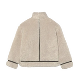 Mayoral Girls Coat Sheepskin Almond
