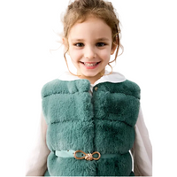 Mayoral girls' bayleaf green gilet