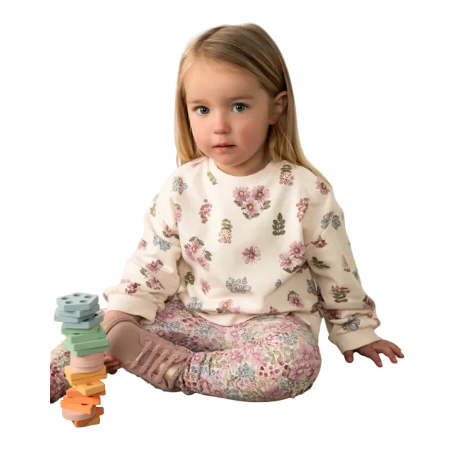 Mayoral girls' soy cream knitted jumper