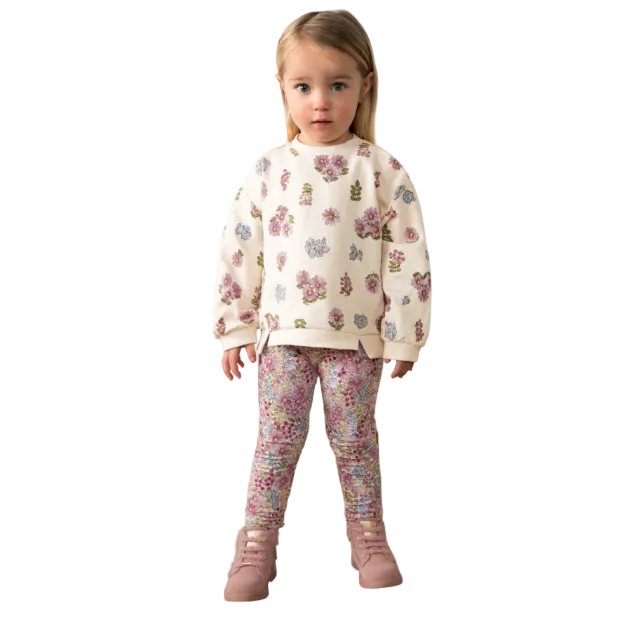 Mayoral Girls Leggings 2778 Mauve