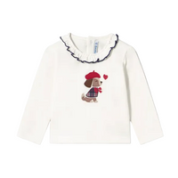 Mayoral Girls Top 2090 Natural/Red