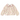Mayoral girls' cream top with botanical print and pink trim collar