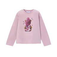Mayoral girls' mauve long sleeve top