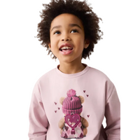 Mayoral girls' mauve long sleeve top