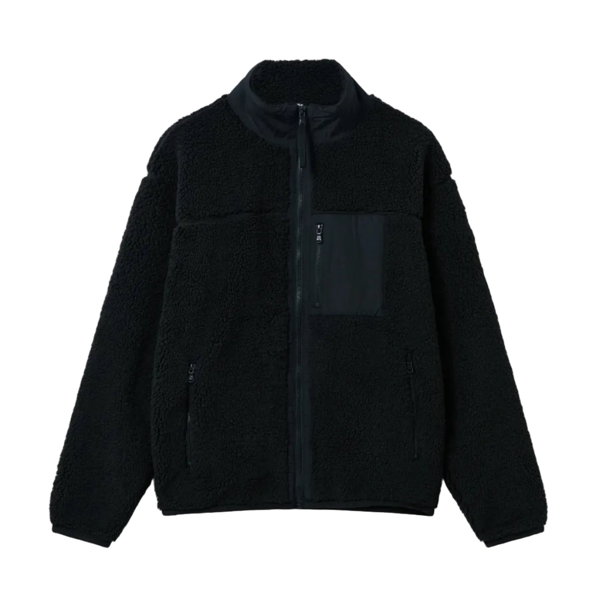 Gym+Coffee Industry Fleece Full Zip Jacket Black