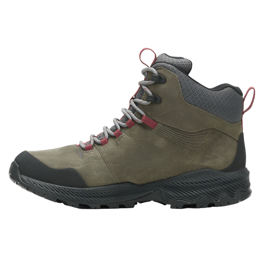 Merrell Mens Hiking Boot Forestbound Mid WP Merrell Grey Donaghys
