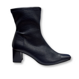 Miss Elastic women's navy ankle boot