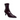 Miss Elastic women's burgundy ankle boot