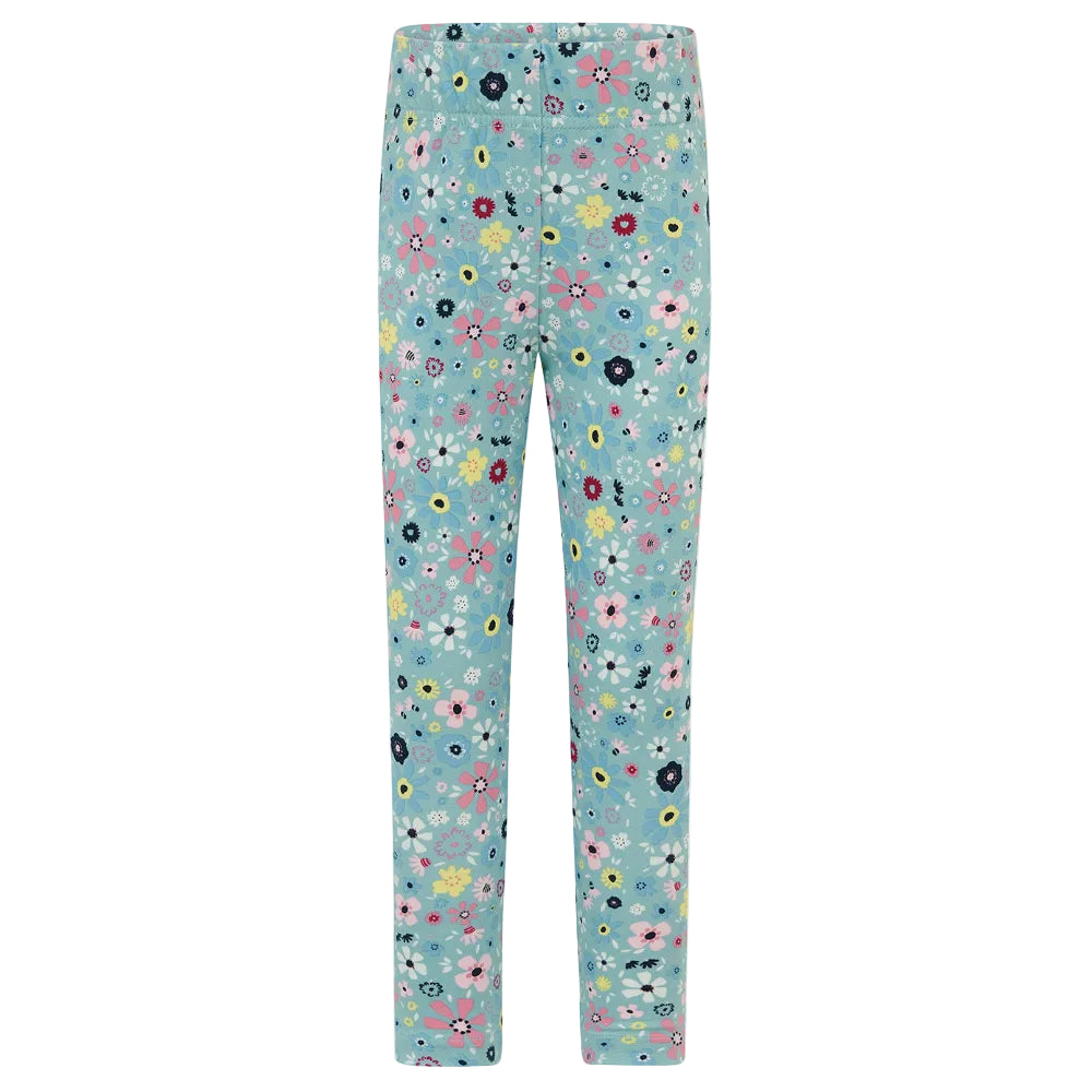Lighthouse Girls Legging Mollie Pastel Teal Floral