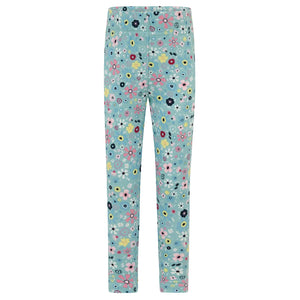 Lighthouse Girls Legging Mollie Pastel Teal Floral