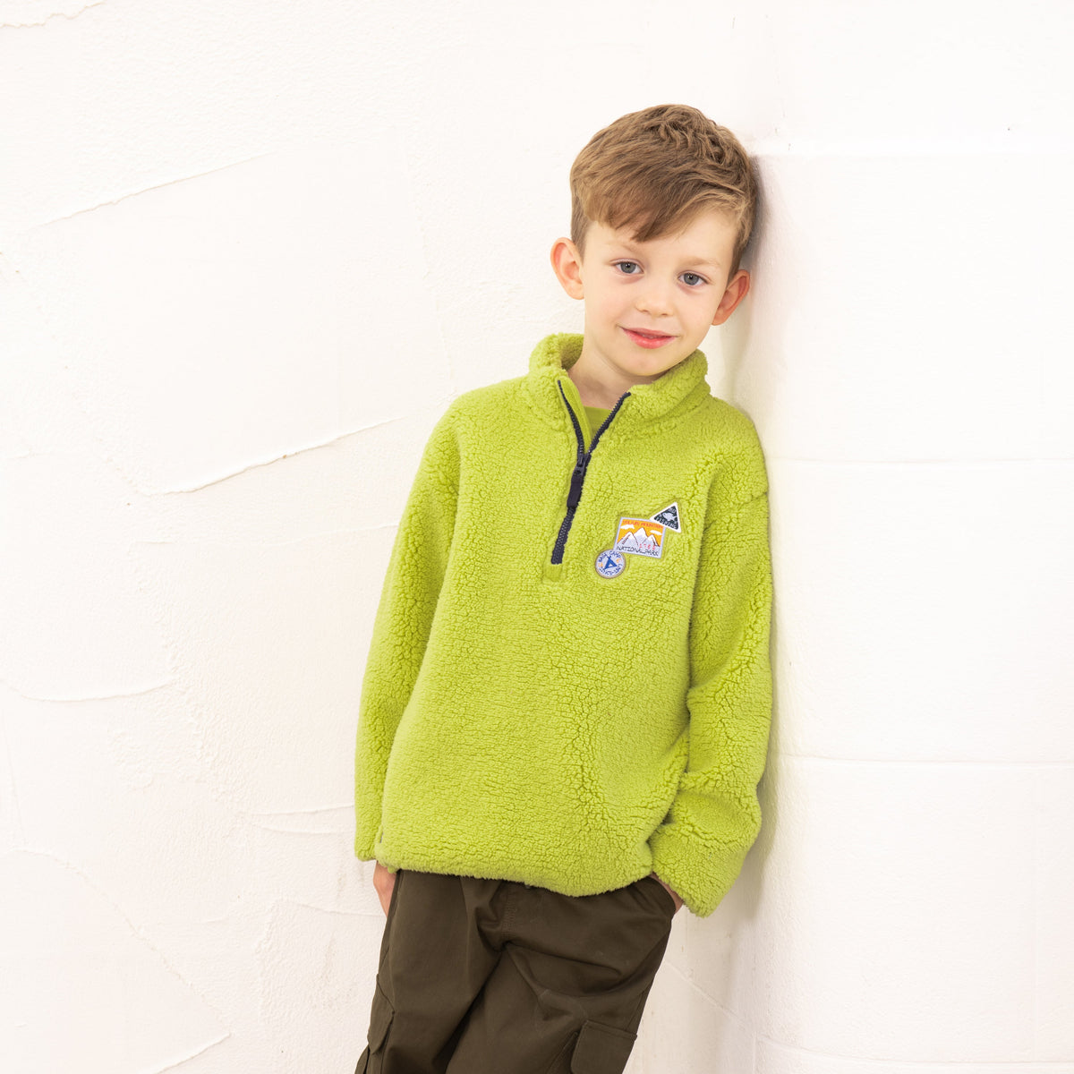Lighthouse Boys Fleece Murray Soft Lime