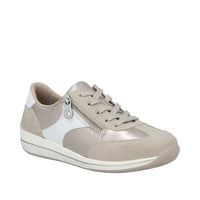 Rieker Womens Trainer N1103-90 Beige Combination