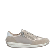 Rieker Womens Trainer N1103-90 Beige Combination