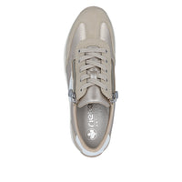 Rieker Womens Trainer N1103-90 Beige Combination