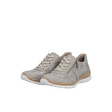Rieker Womens Trainer N4221 Ice/Rose Metallic