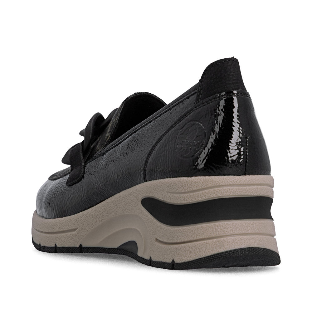 Rieker Womens Shoe N9350-00 Black Combination