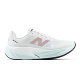 New Balance Womens Trainer Fuelcell Rebel V5 White/Pink Heat