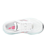 New Balance Womens Trainer Fuelcell Rebel V5 White/Pink Heat