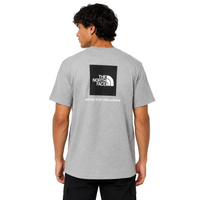 The North Face Mens T-Shirt Evolution Box Pale Grey Heather